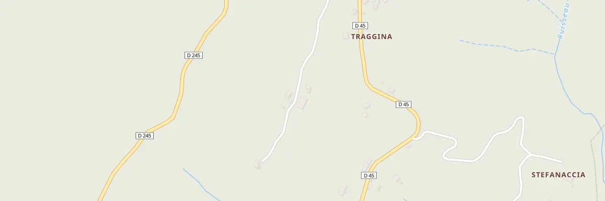 Plan du 5244 Traggina à Isolaccio-di-Fiumorbo