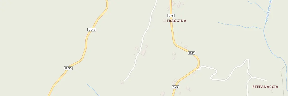 Plan du 5161A Traggina à Isolaccio-di-Fiumorbo