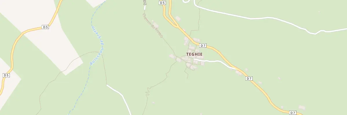 Plan du 5002 Teghie à Bigorno