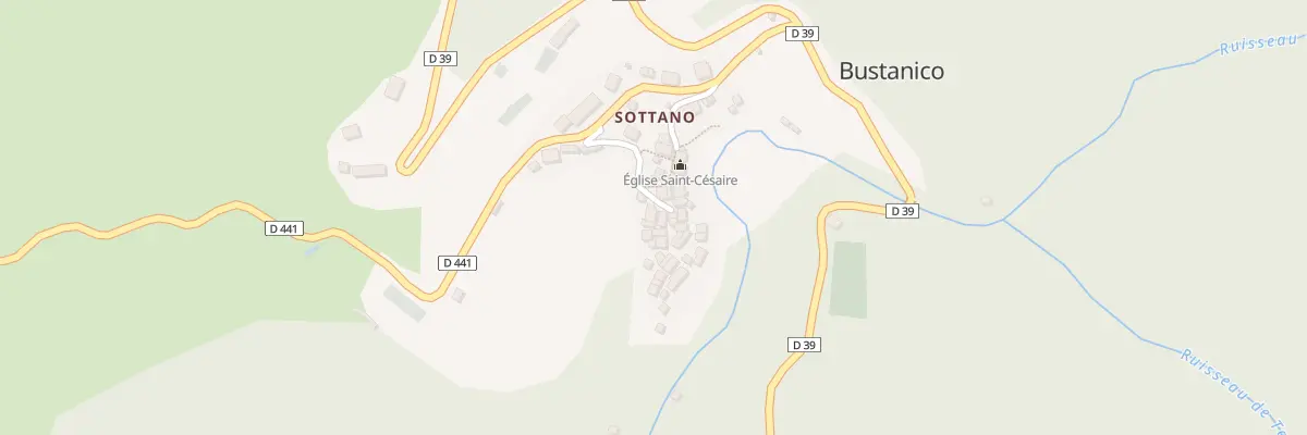 Plan du 5049 Sottano à Bustanico