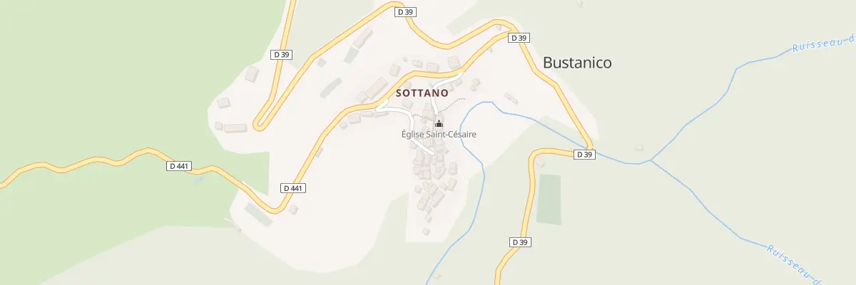 Plan du 5045 Sottano à Bustanico