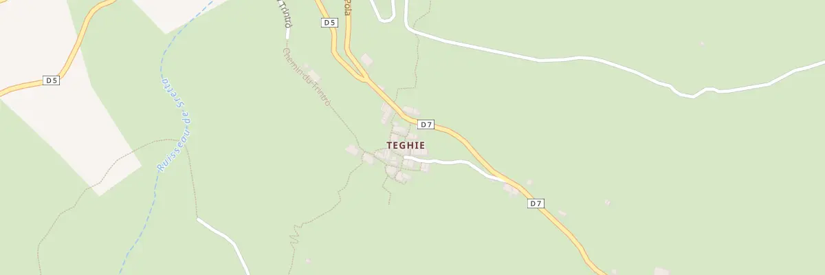 Plan du 5014 Teghie à Bigorno