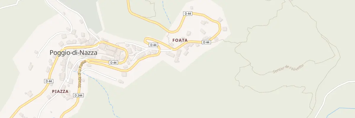 Plan du 5043 Foata à Poggio-di-Nazza