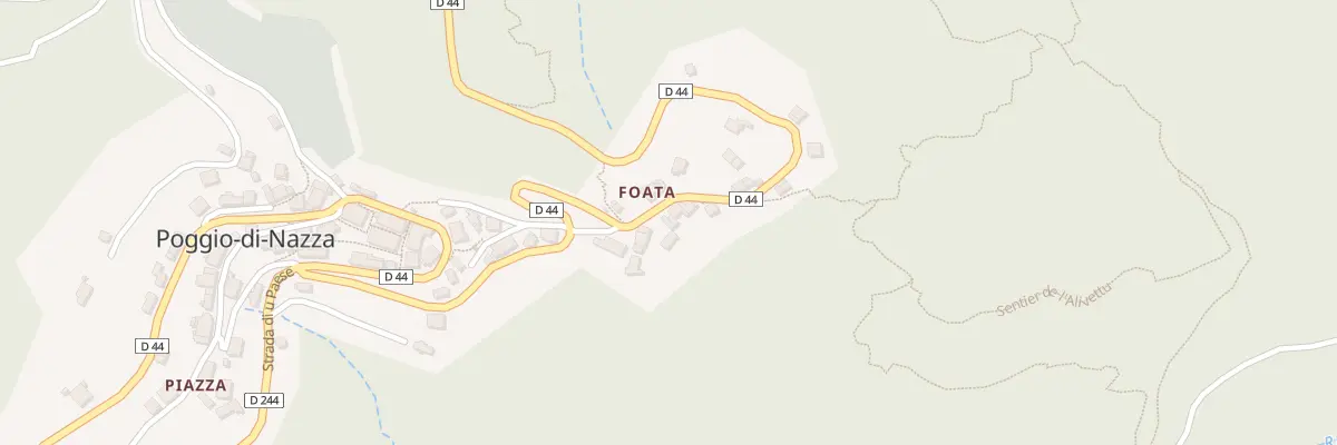 Plan du 5051 Poggio à Poggio-di-Nazza