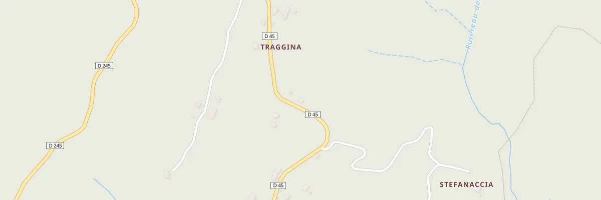 Plan du 5165 Traggina à Isolaccio-di-Fiumorbo