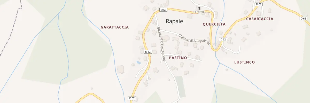 Plan du 5000 Pastino à Rapale