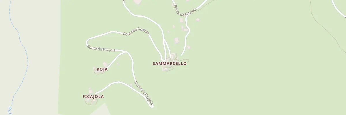 Plan du 68 Ham de Sammarcello à Bigorno