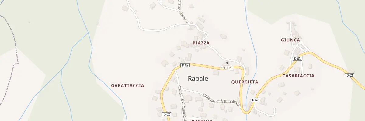 Plan du 4 Che E Piazze à Rapale