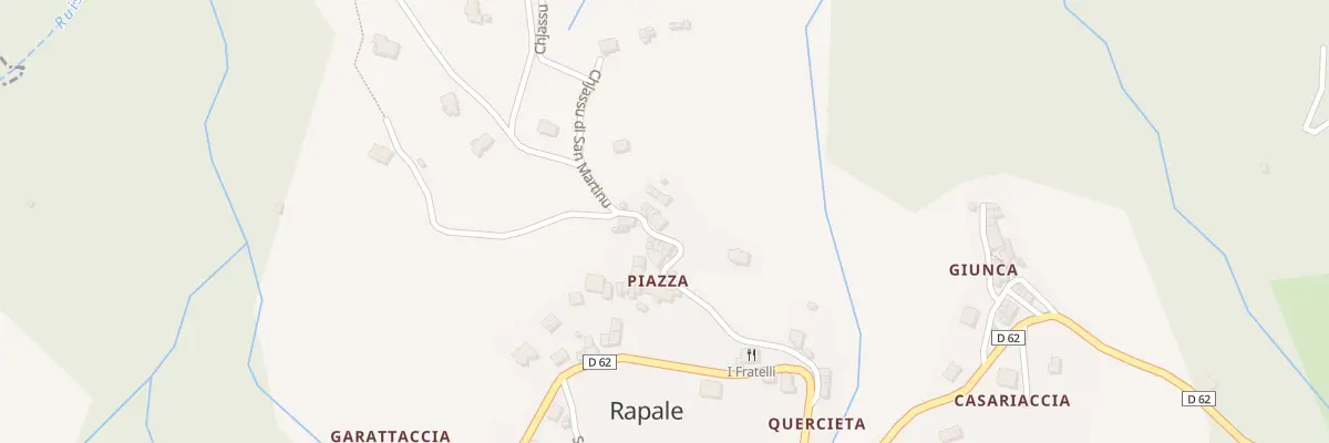 Plan du 8 Che U Fundale à Rapale