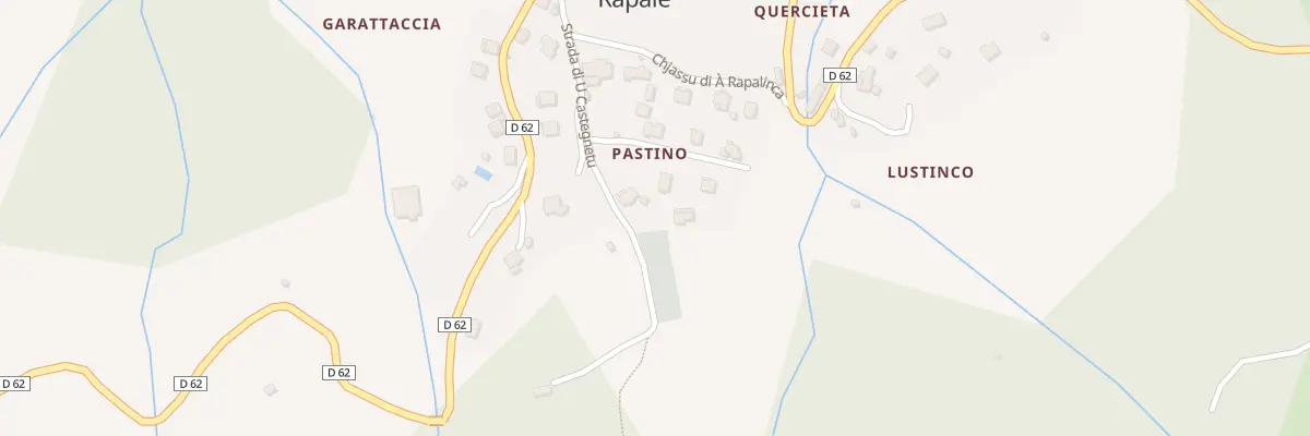 Plan du 3 Rte Strada Di U Castegnetu à Rapale