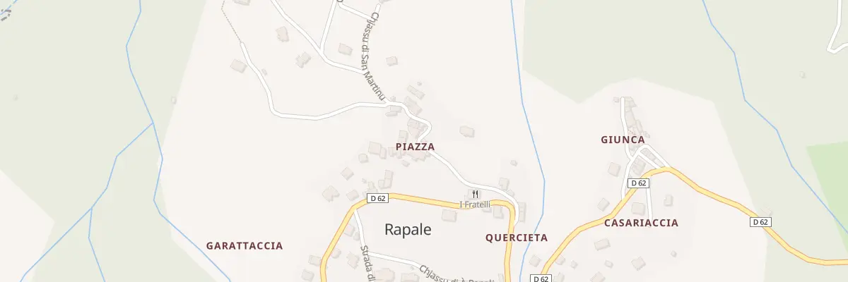 Plan du 2 Che U Fundale à Rapale