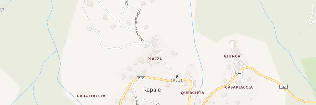 Plan du 3 Che U Fundale à Rapale