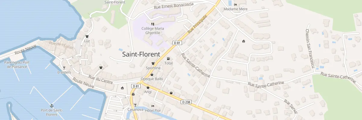 Plan du 2 Rue Sainte Catherine à Saint-Florent
