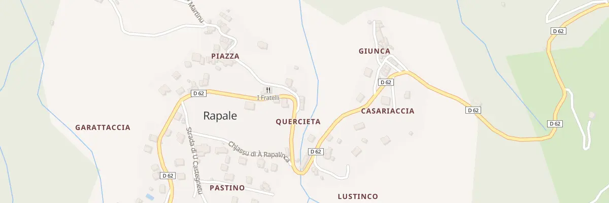 Plan de Quercieta à Rapale