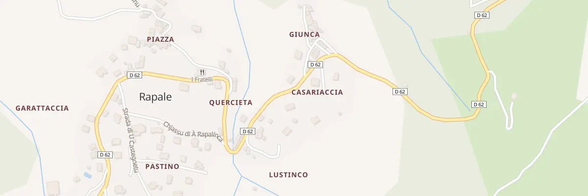 Plan du 7 Che A Ghjunca à Rapale