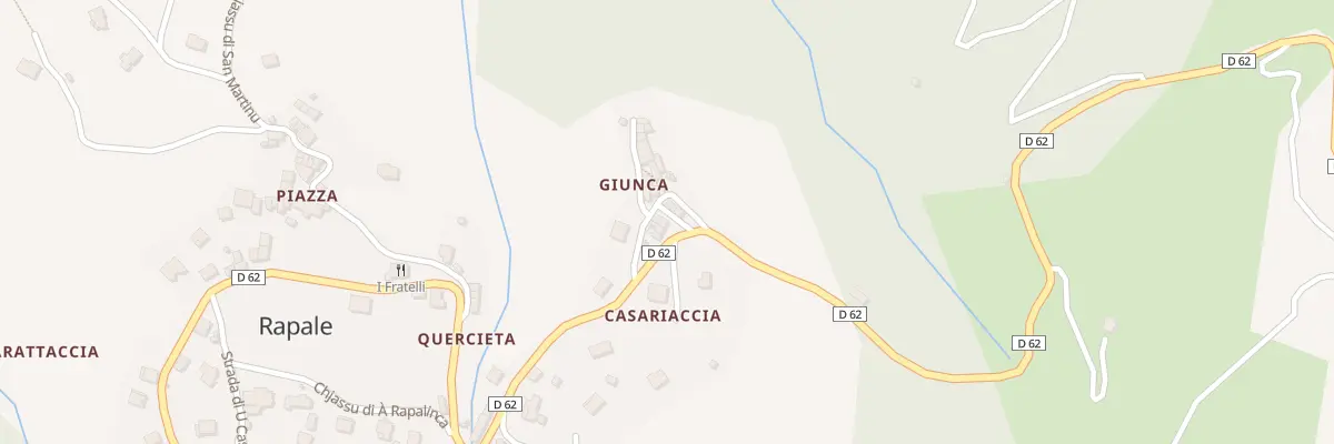 Plan du 5016 Giunca à Rapale