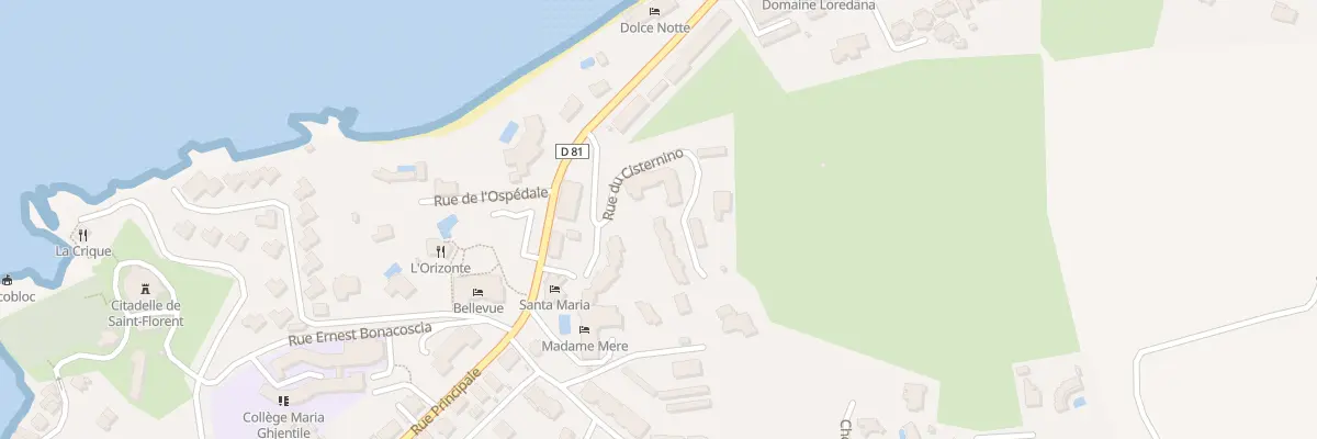 Plan du 2 Rue du Cisternino à Saint-Florent