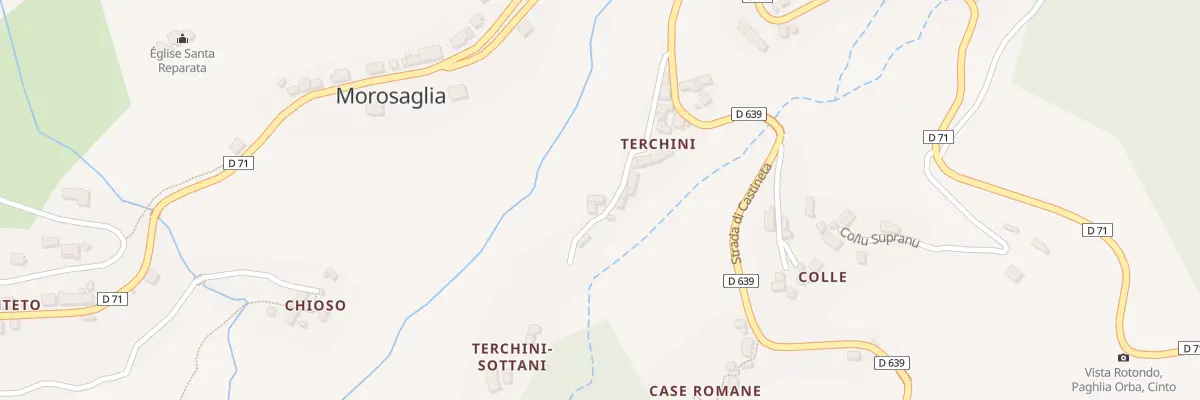 Plan du 5065 Terchini à Morosaglia
