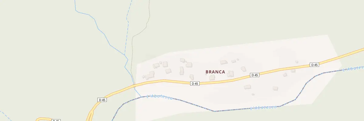 Plan du 5252 Branca à Isolaccio-di-Fiumorbo
