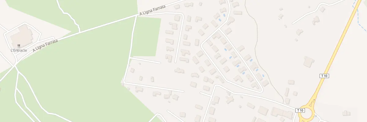 Plan du 1183F Arciquadra à Lecci