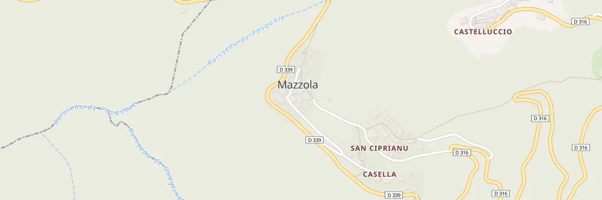 Plan du 5008 Mazzola à Mazzola