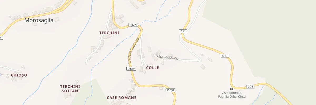 Plan du 5043 Collo à Morosaglia