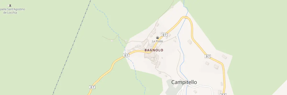 Plan du 5016 Bagnolo à Campitello