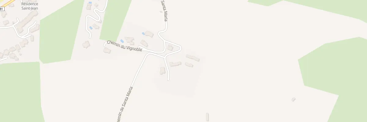 Plan du 503 Che de Santa Maria à Saint-Florent