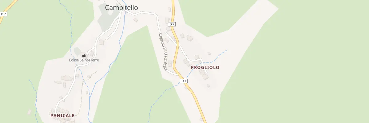 Plan du 2 Qua Chjassu Di l’Inchjacata à Campitello