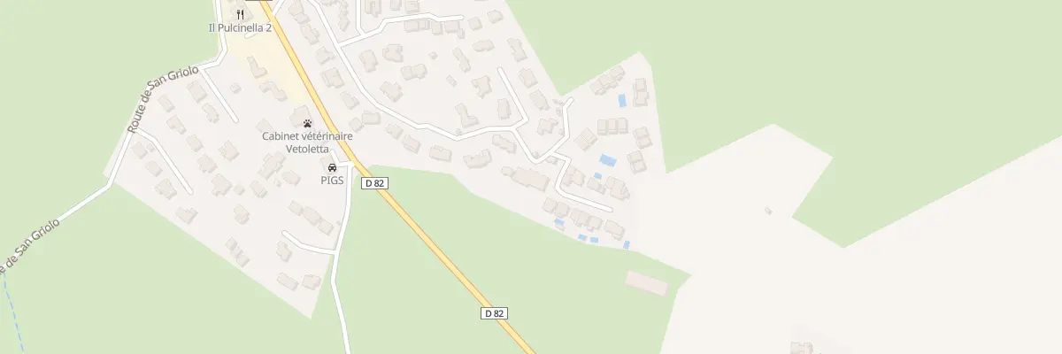 Plan de Qua E Case Di A Piaghja à Oletta