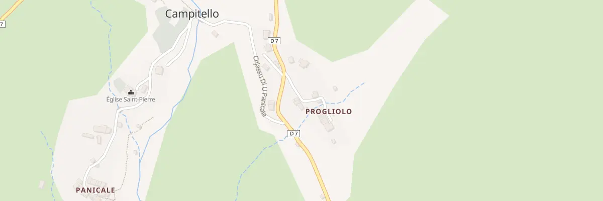 Plan du 4 Qua Chjassu Di l’Inchjacata à Campitello