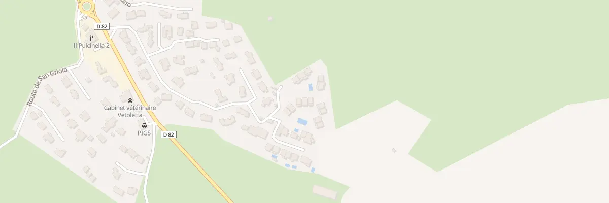 Plan du 126 Qua Mare Di Sole à Oletta