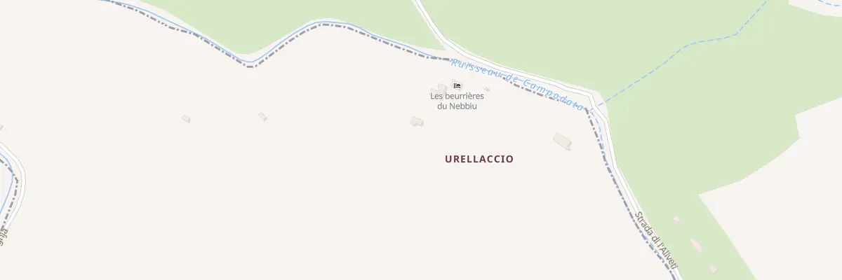 Plan du 9002 Urellaccio à Vallecalle