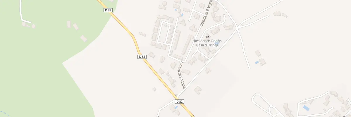 Plan du 265 Rte Strada Di E Vigne à Oletta