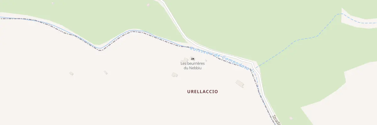 Plan du 5110 Urellaccio à Vallecalle