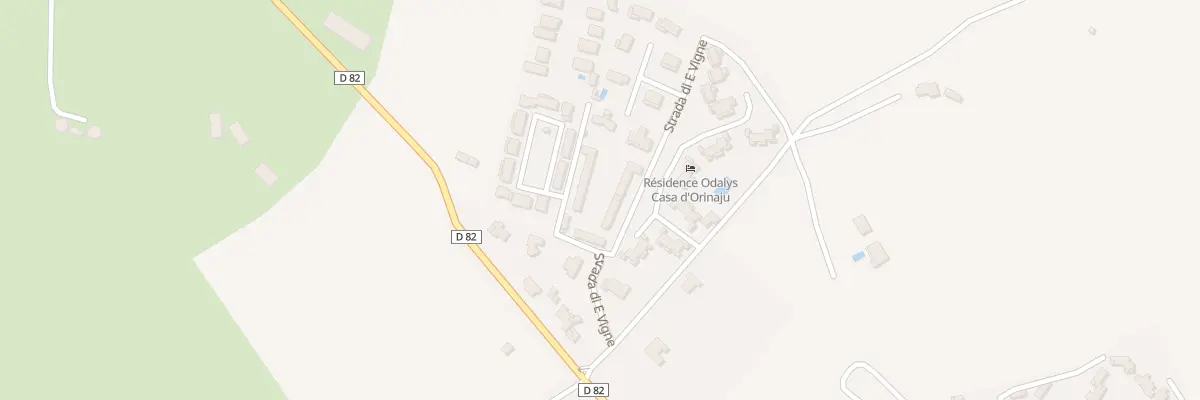Plan du 157 Rte Strada Di E Vigne à Oletta