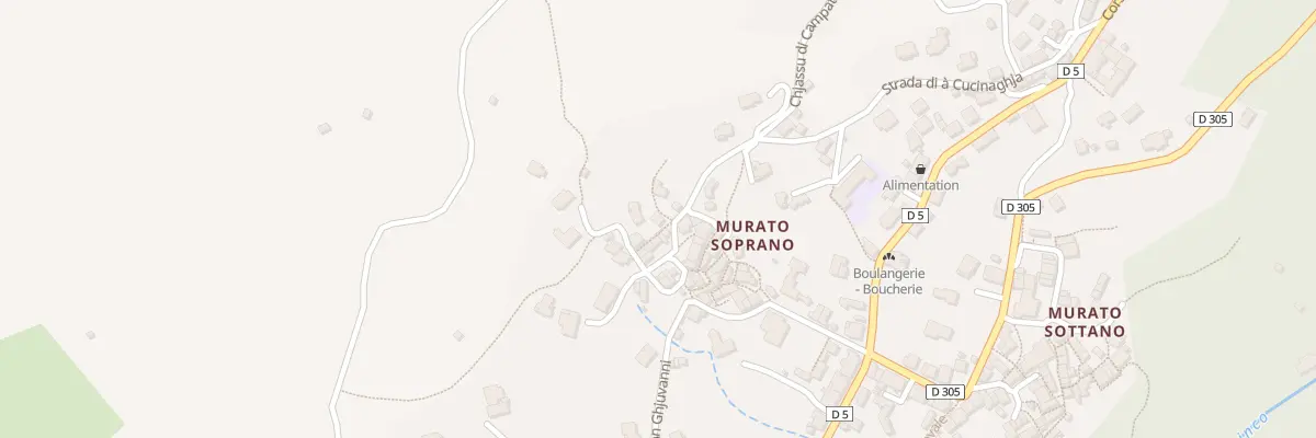 Plan du 4 Qua Bocca A U Fornu à Murato
