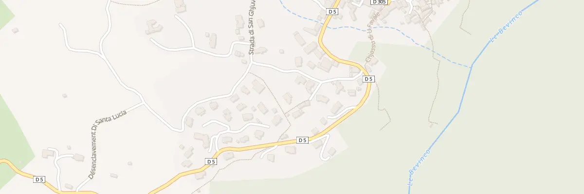 Plan du 5263 Petrarita à Murato
