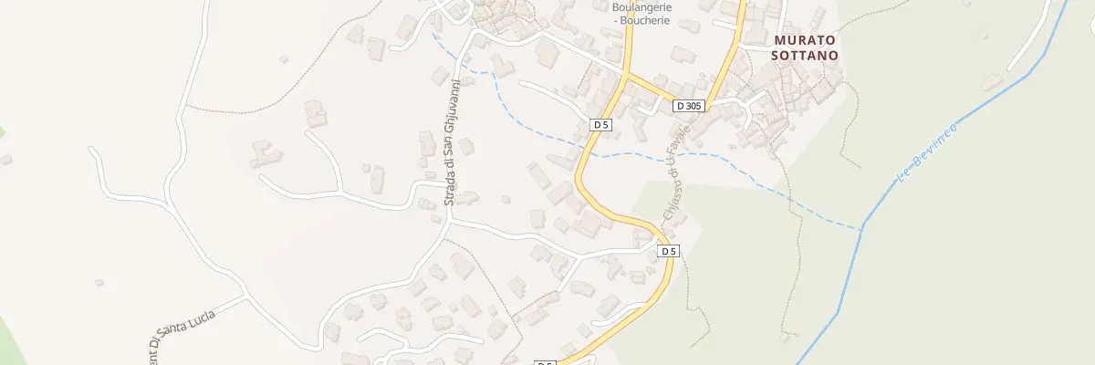 Plan du 2 Rte Strada Di U Mucale à Murato