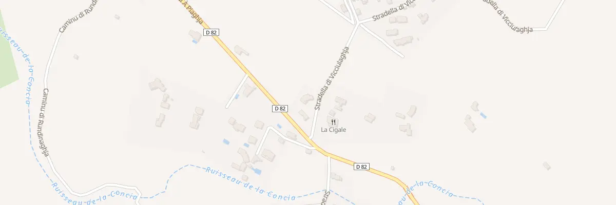 Plan du 53 Prt Stradella Di Vicciulaghja à Oletta
