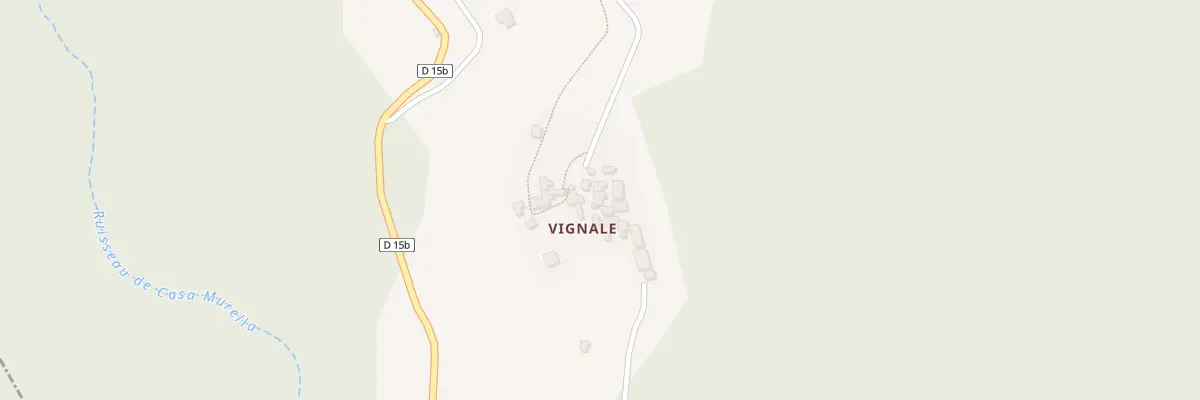 Plan du 5105 Vignale à Bisinchi