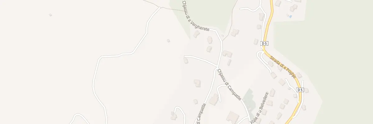 Plan du 5350 Campatile à Murato