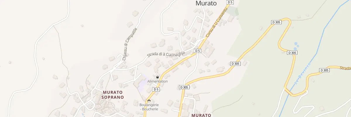 Plan du 6 Qua l’Accurtatoghju à Murato