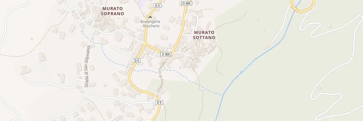 Plan du 5 Pl Piazza Cullettula Suttana à Murato