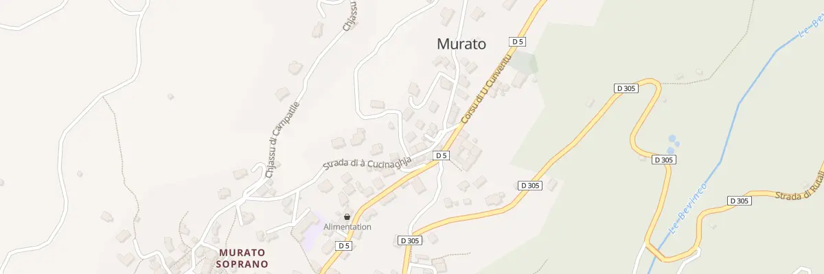 Plan du 5114 Cuccinaja à Murato
