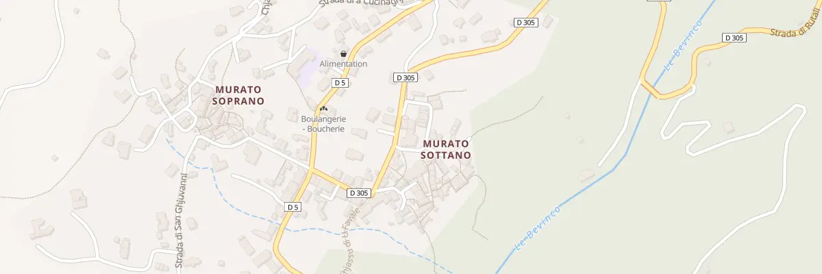 Plan du 1 Qua A Falata Di A Funtanichja à Murato