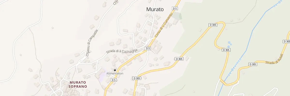 Plan du 1 Crs Presidente Raul Leoni à Murato
