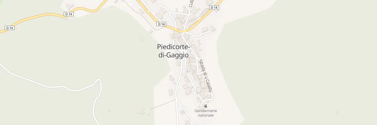 Plan du 5064 Valle Rincolo à Piedicorte-di-Gaggio