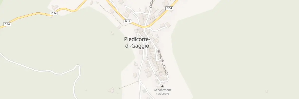 Plan du 5063 Valle Rincolo à Piedicorte-di-Gaggio