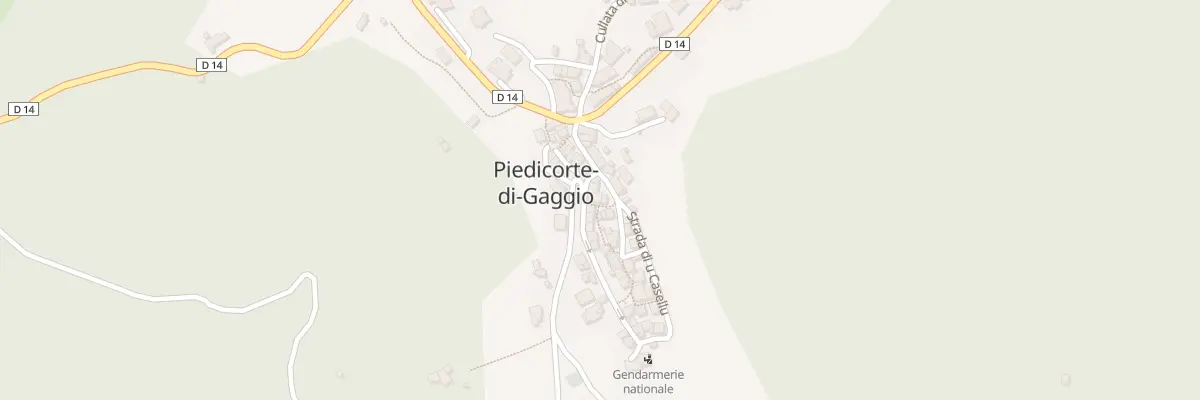 Plan du 5045 Piedicorte à Piedicorte-di-Gaggio